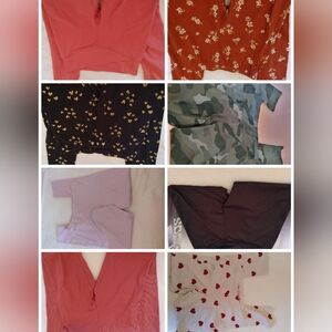 8 Pieces Girls size 10-12 Bottoms Leggings Pants Sports Multicolor Lot Bundle